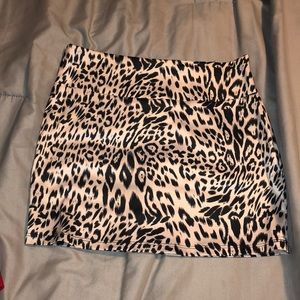 A leopard skirt!